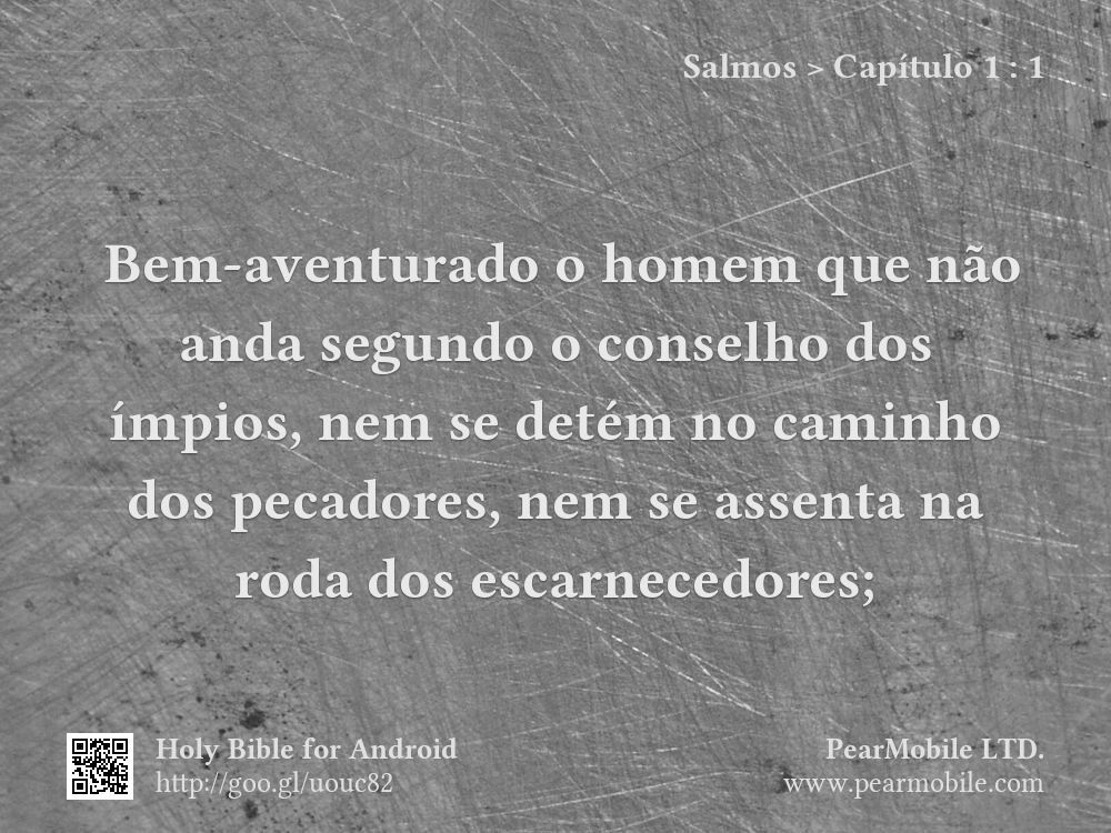 Salmos, Capítulo 1:1